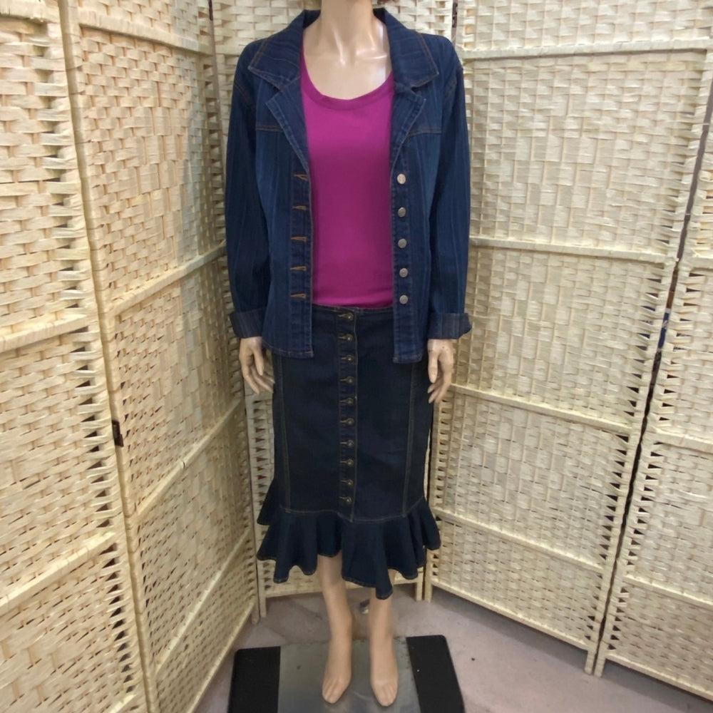 3pc The Blues Denim Outfit Set