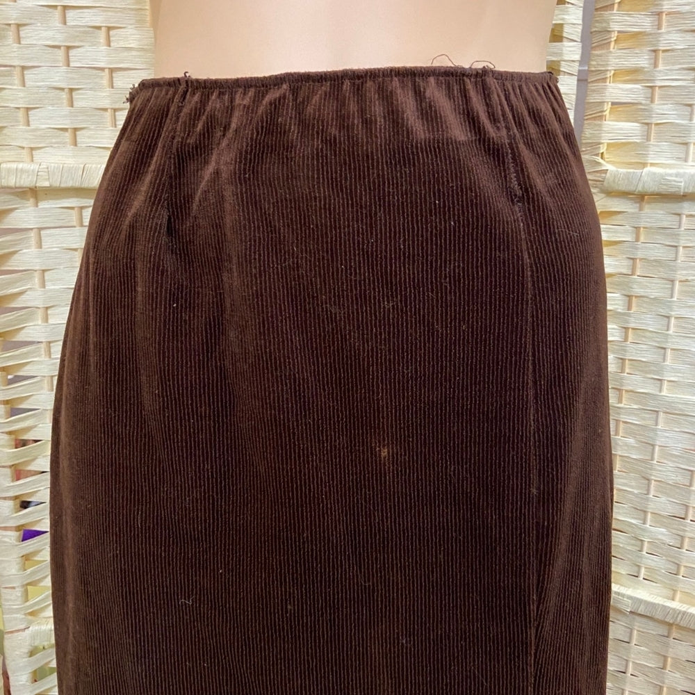 Liz Claiborne, Orange Sleeveless Top and Brown Skirt Outfit Set