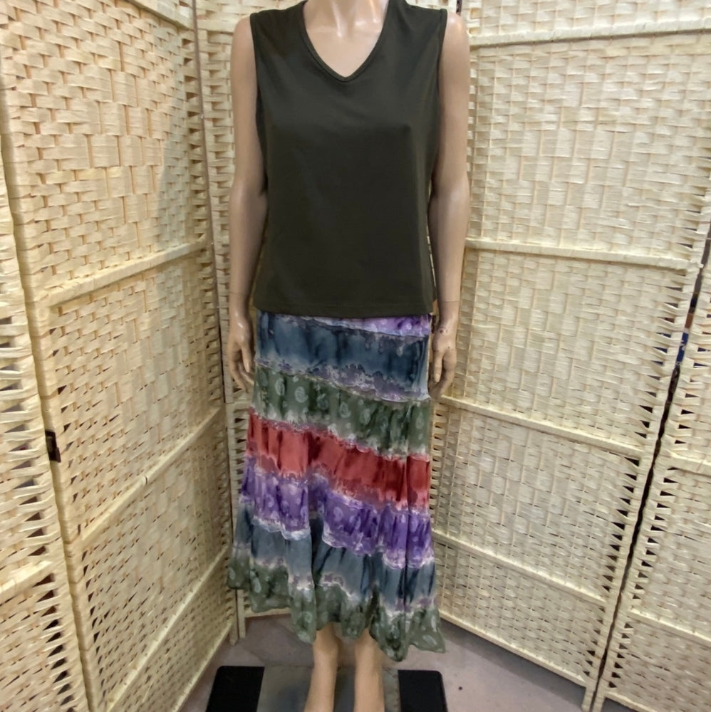 Fashion Bug, Army Green Tank Top - Size L