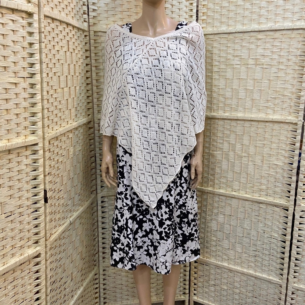 Faded Glory, Knit Poncho- Size M