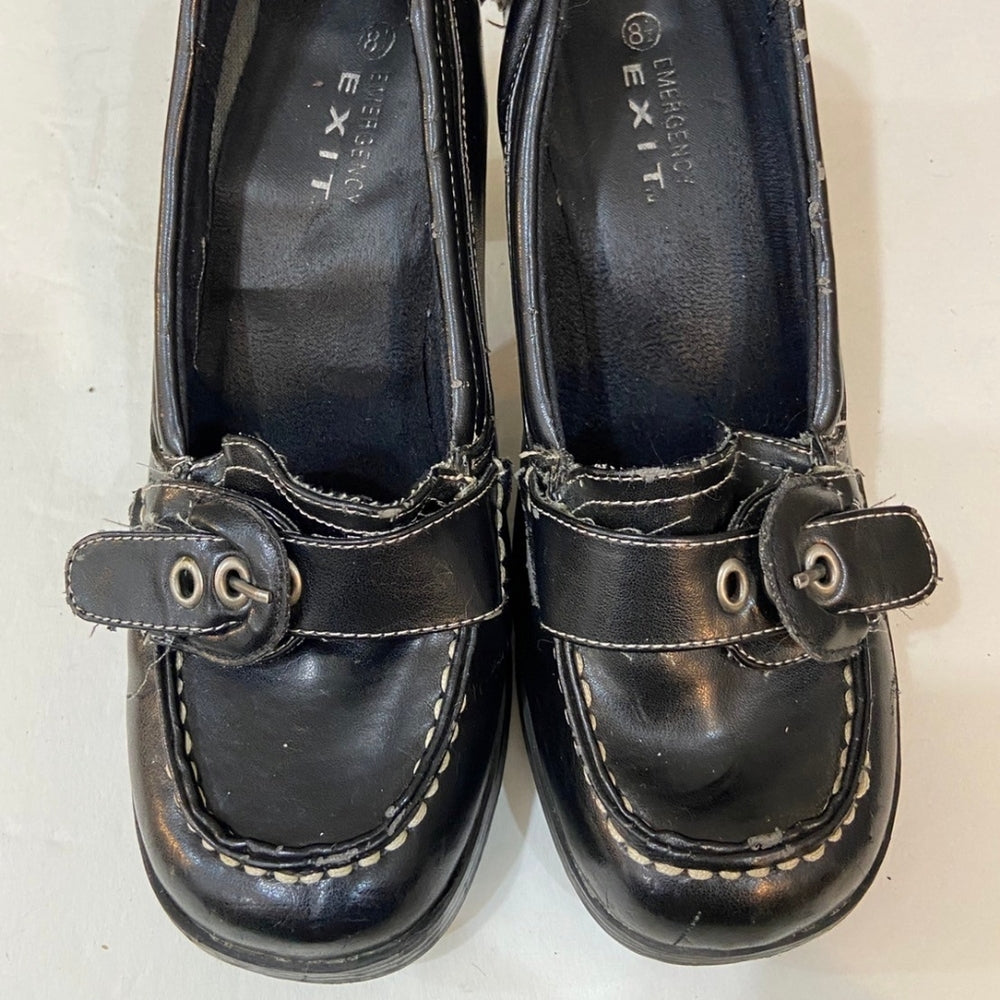 Emergency Exit, Black Heels - Size 8.5