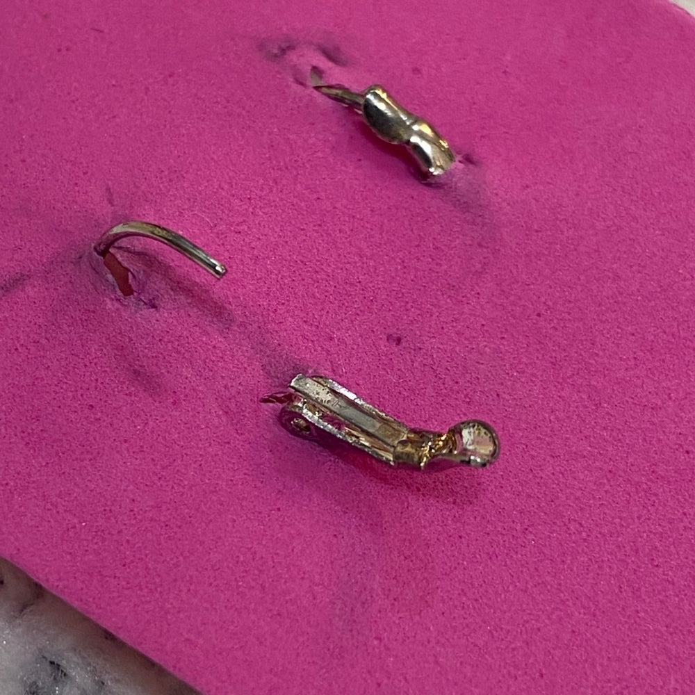 Princess Earrings, Yellow Floral
