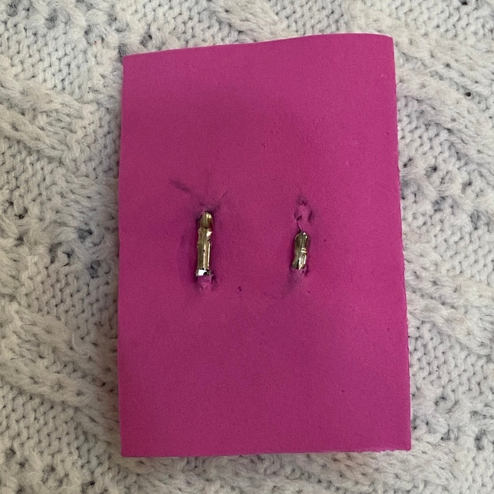 Princess Earrings, Yellow Floral
