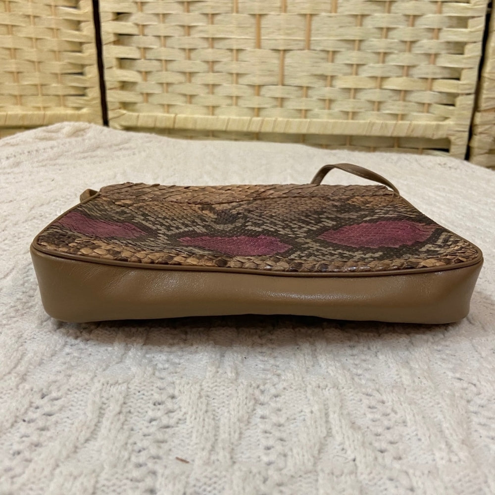 Vintage Marle Python Snakeskin Crossbody Bag