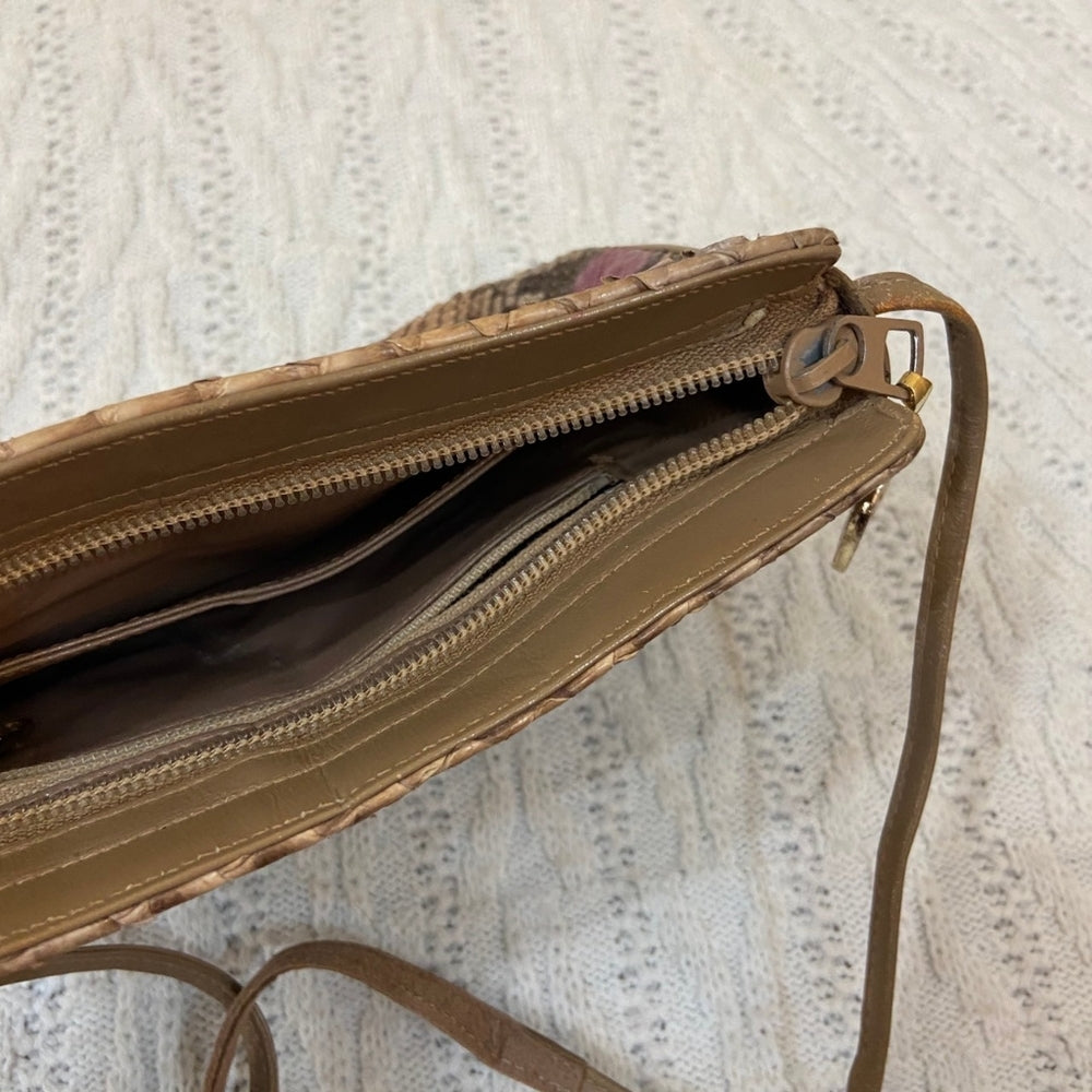 Vintage Marle Python Snakeskin Crossbody Bag