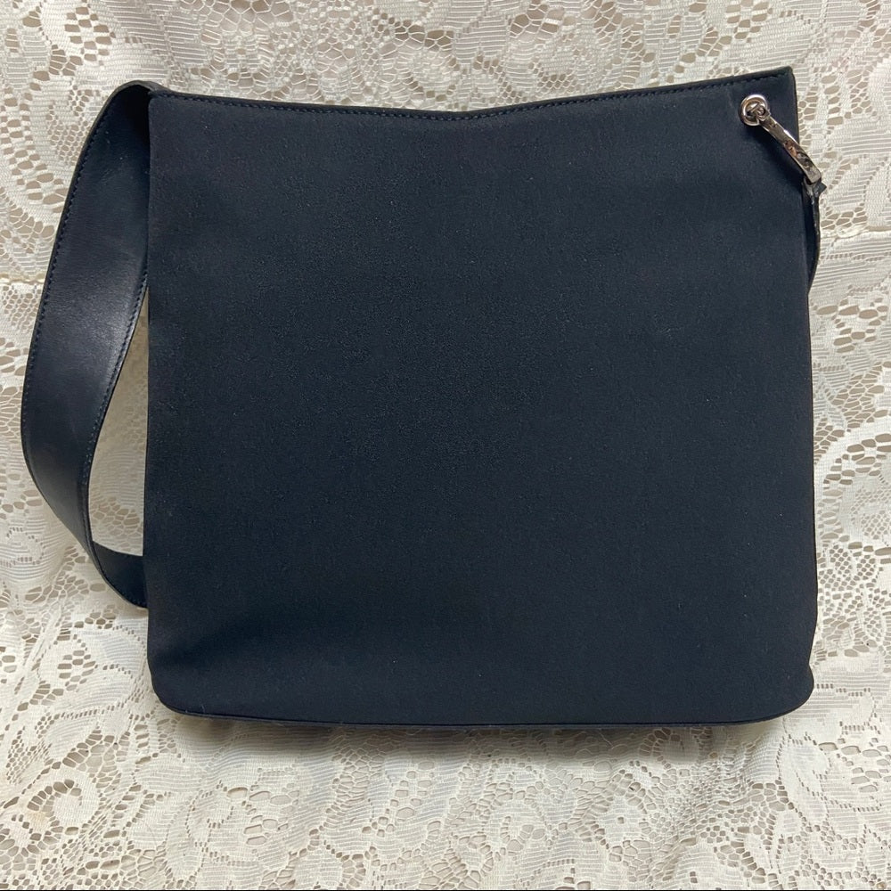 Salvatore Ferragamo Black Nylon Handbag