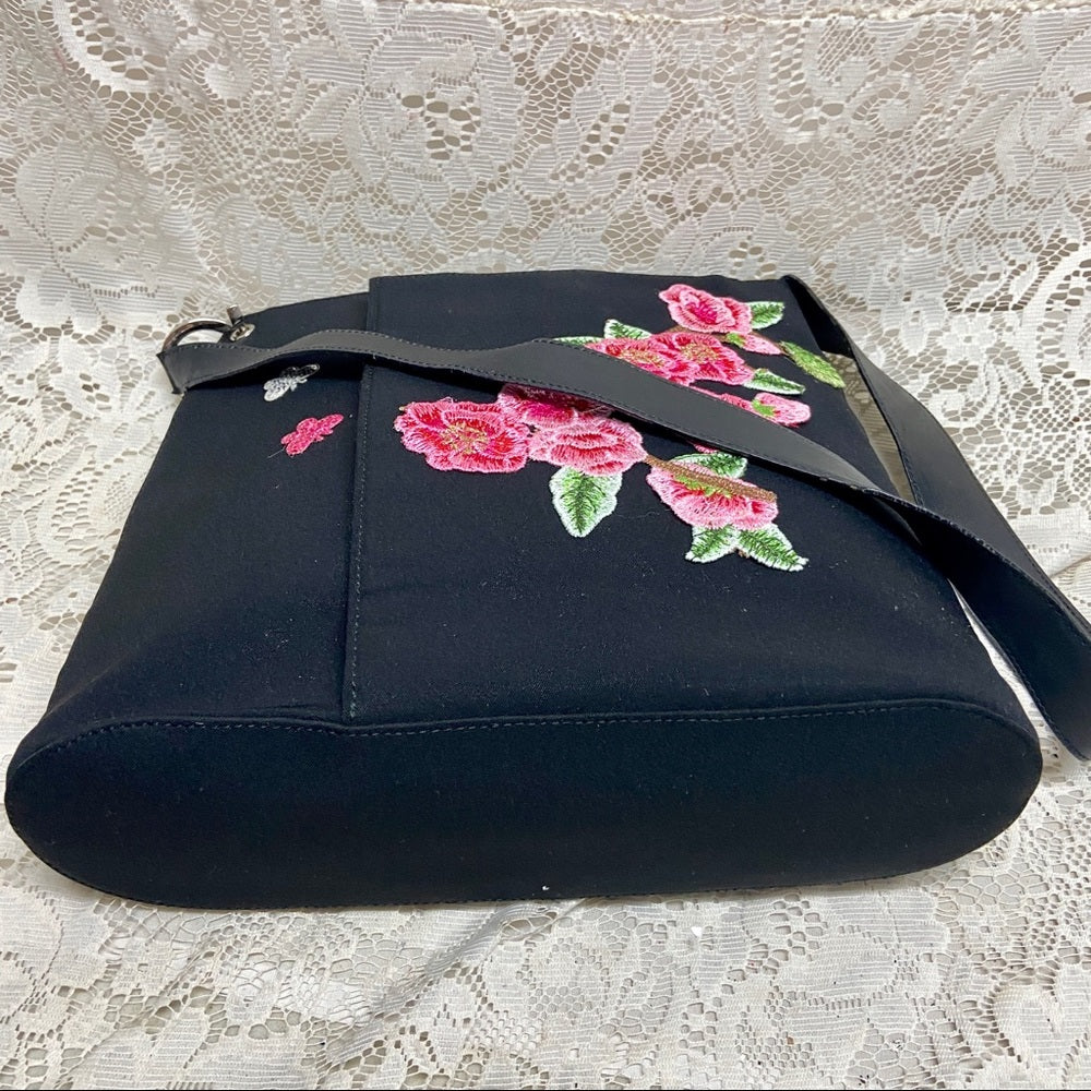 Salvatore Ferragamo Black Nylon Handbag