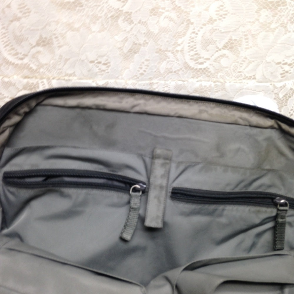 Prada Black Nylon Laptop Travel Crossbody
