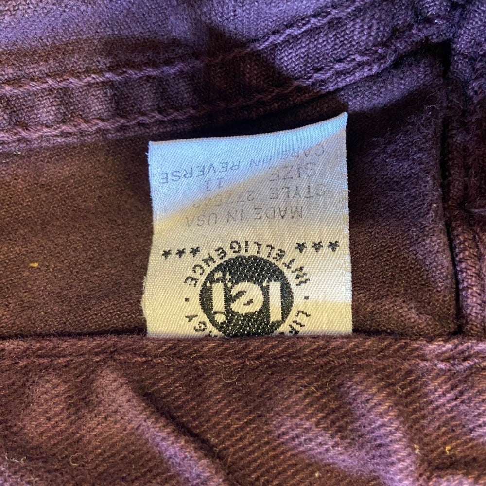 Lei, Purple Cotton Jeans