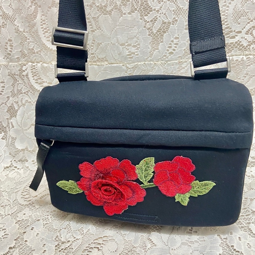 Prada Black Nylon Sports Hand Bag 10in x 8in x 5in