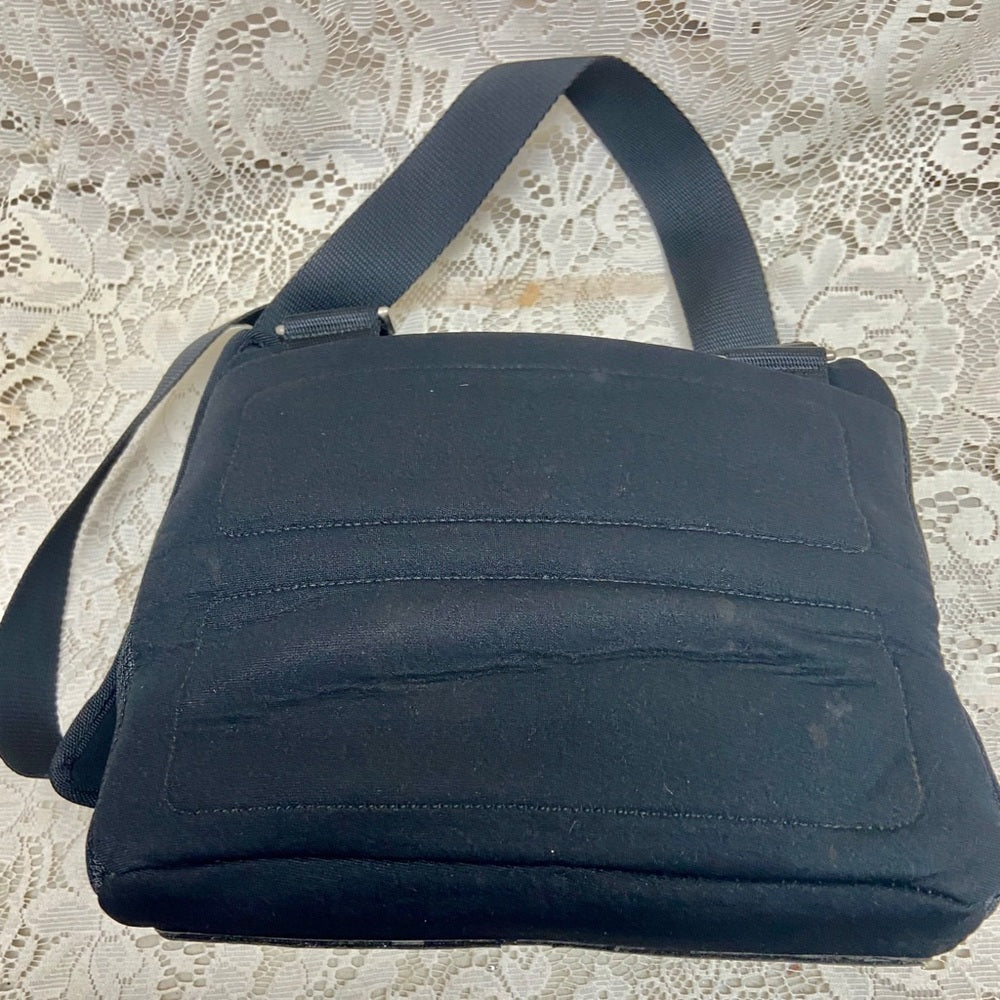Prada Black Nylon Sports Hand Bag 10in x 8in x 5in