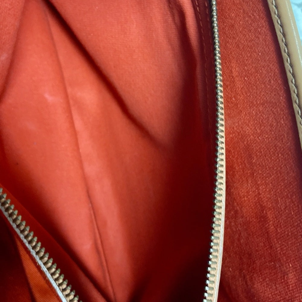 Vintage Celine Rust Orange Brown Suede Leather Handbag