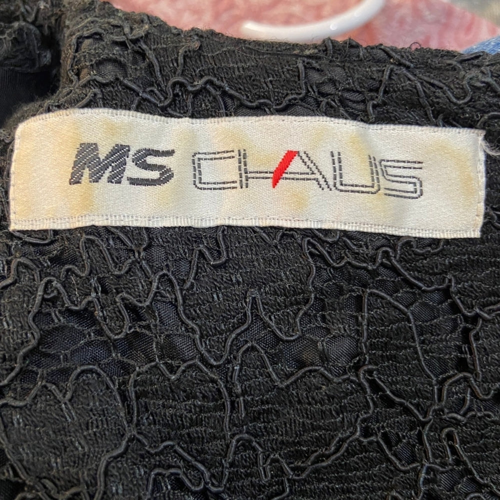 Ms Chaus, Black Lace Dress - Size 12