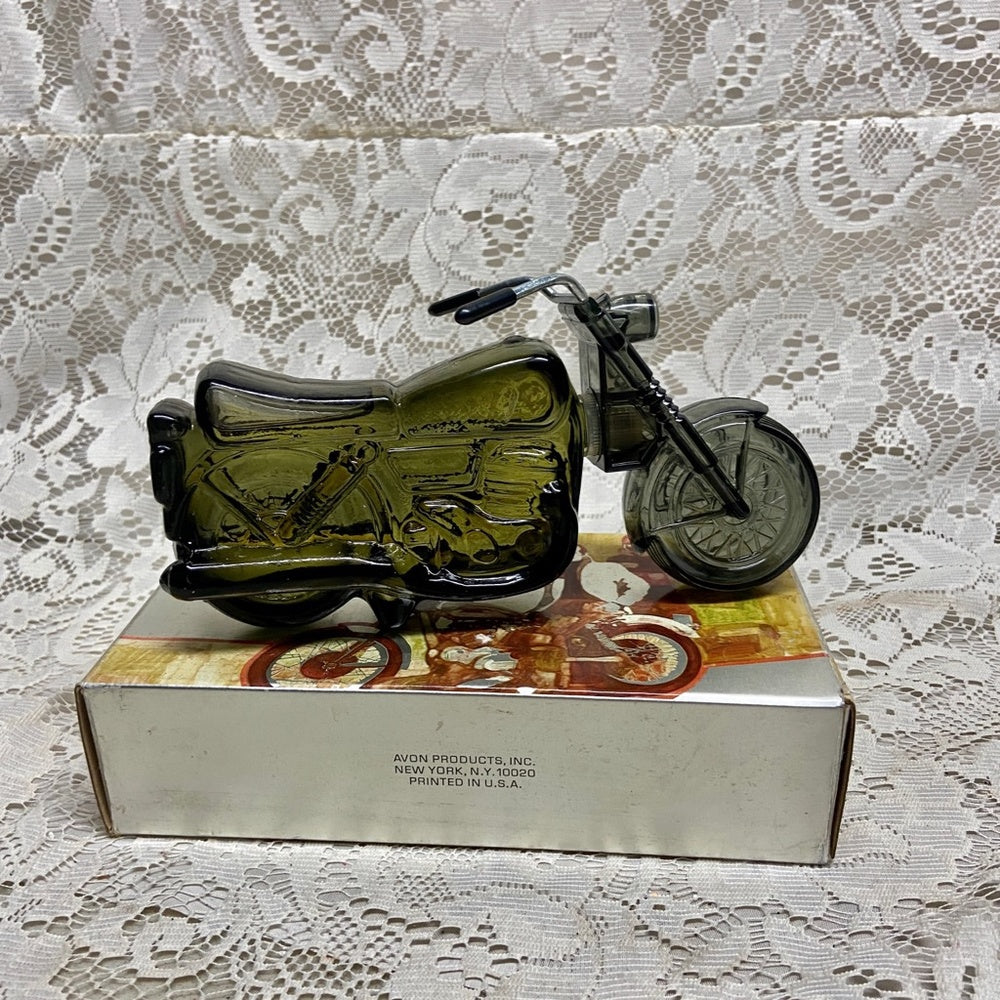 Vintage 1970s Avon Super Cycle Wild Country After Shave Decanter 4Fl Oz (NIB)