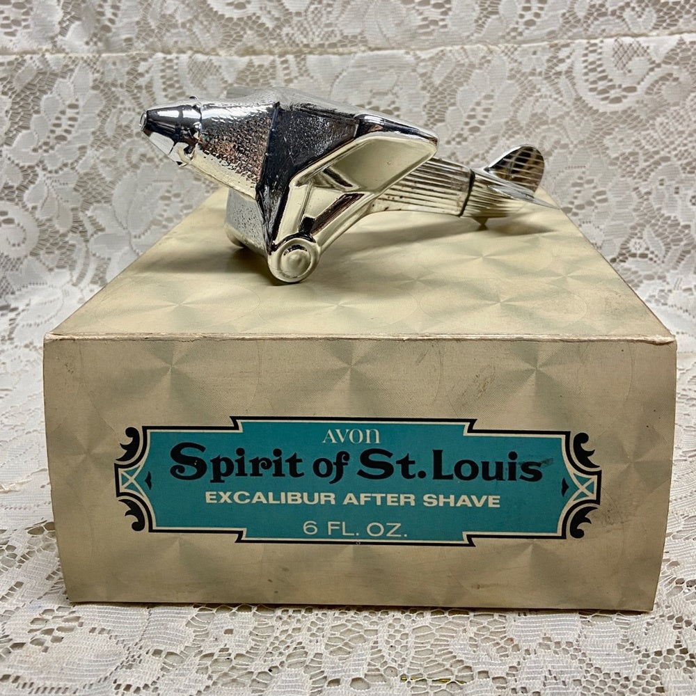 1969-70 Avon Spirit of St Louis Excalibur After Shave Decanter 6floz (NIB)