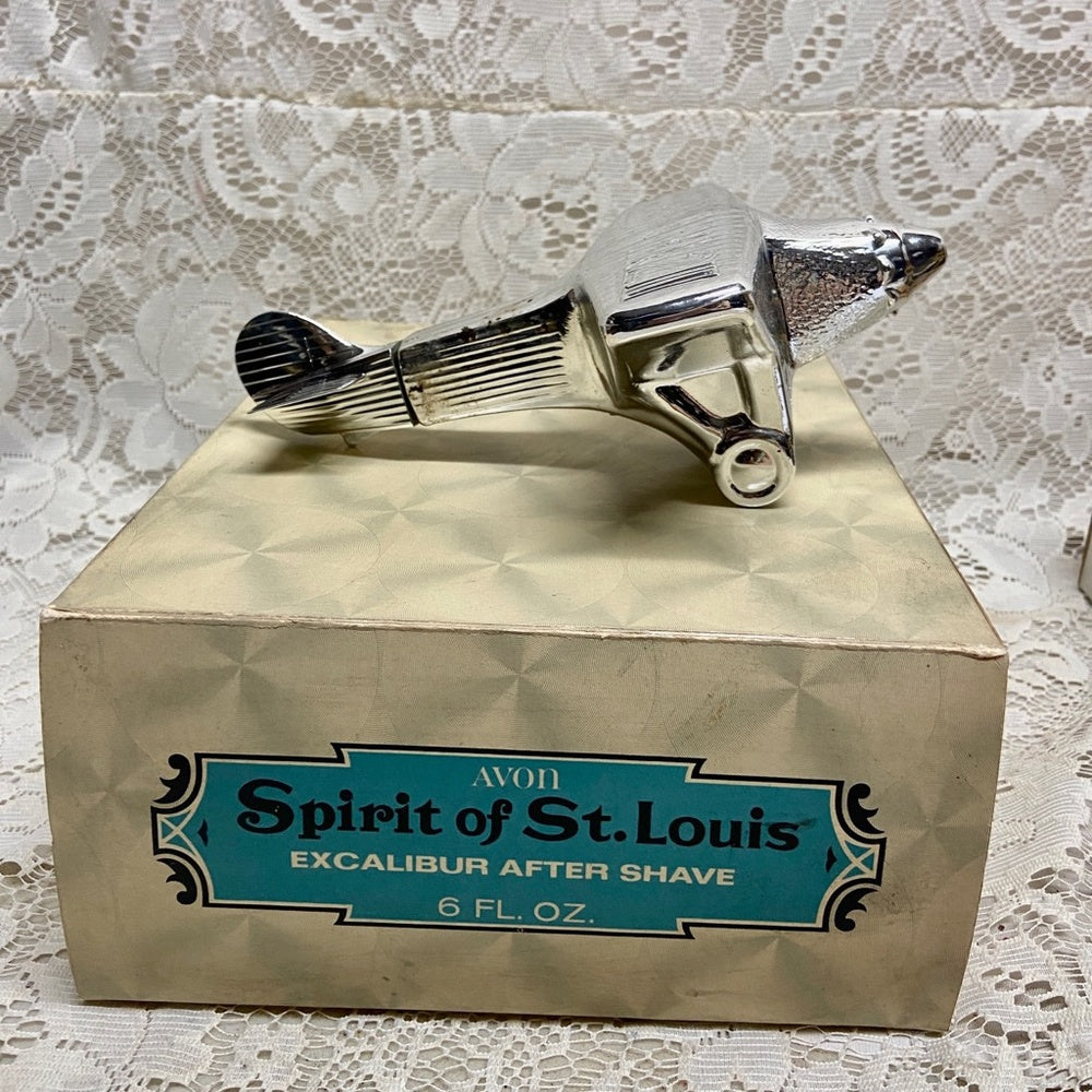1969-70 Avon Spirit of St Louis Excalibur After Shave Decanter 6floz (NIB)