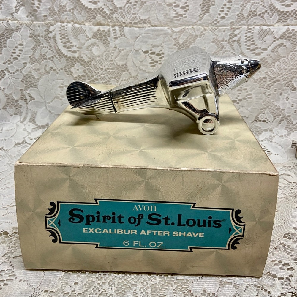 1969-70 Avon Spirit of St Louis Excalibur After Shave Decanter 6floz (NIB)