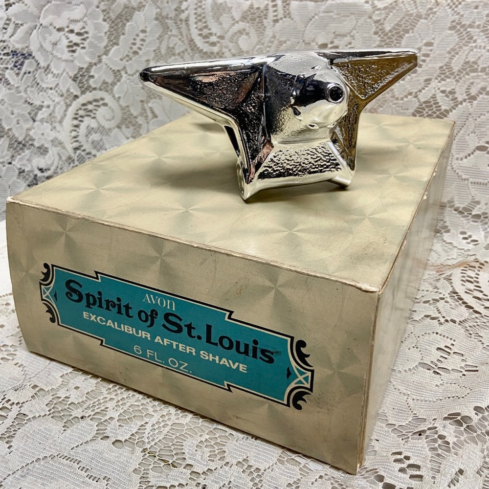 1969-70 Avon Spirit of St Louis Excalibur After Shave Decanter 6floz (NIB)
