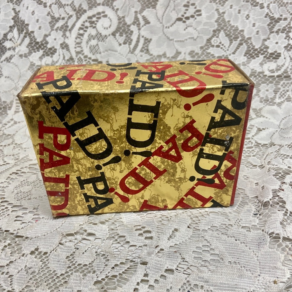 Vintage 1970s Avon Spicy After Shave Stamp Decanter 4Fl Oz (NIB)