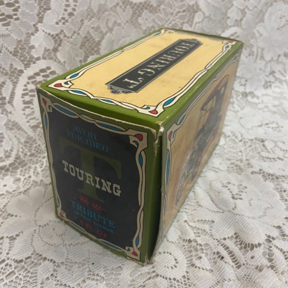 Vintage 1970s Avon Touring Tribute After Shave Decanter 6Fl Oz (NIB)
