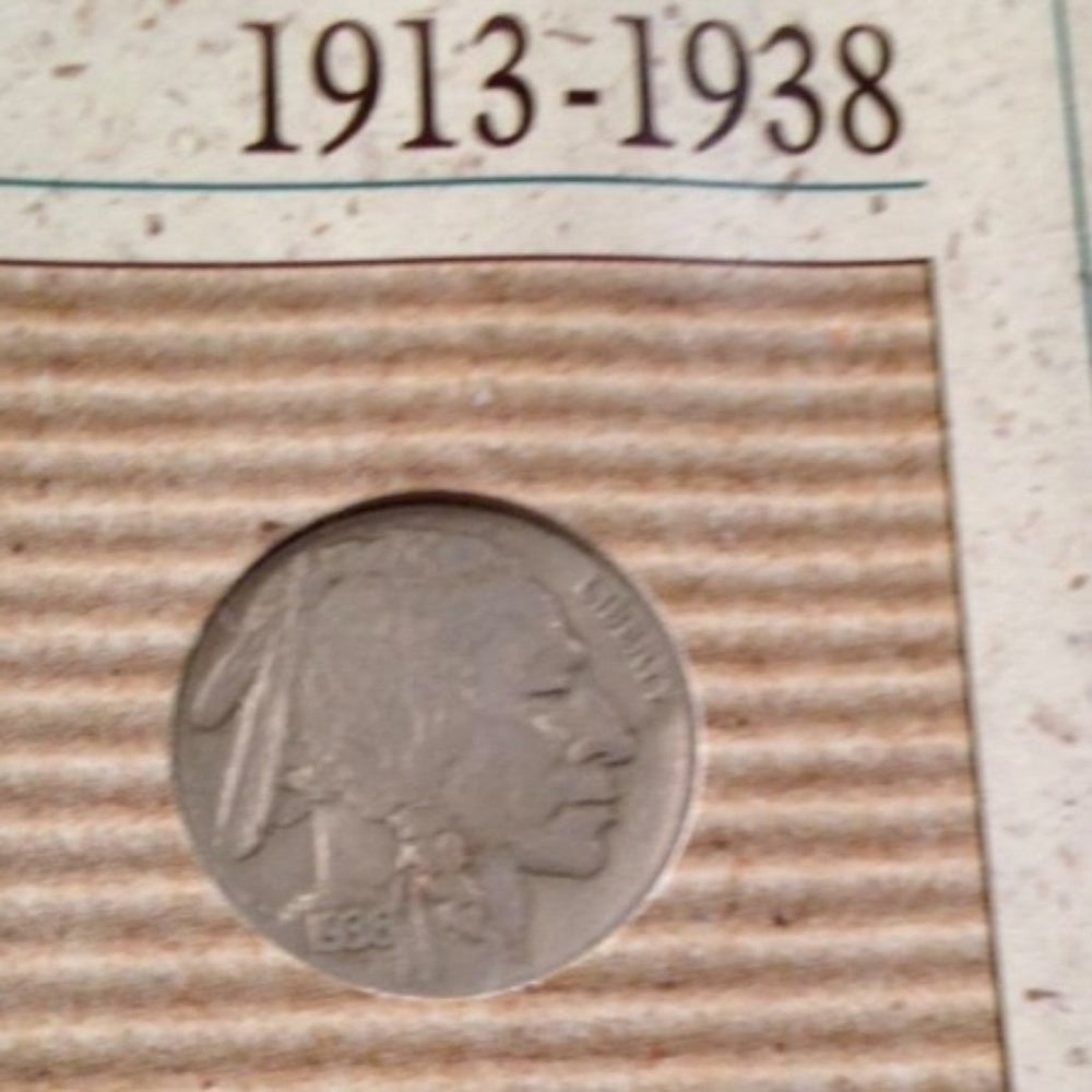 Genuine United States Mint: 1913-1938 Buffalo Nickel