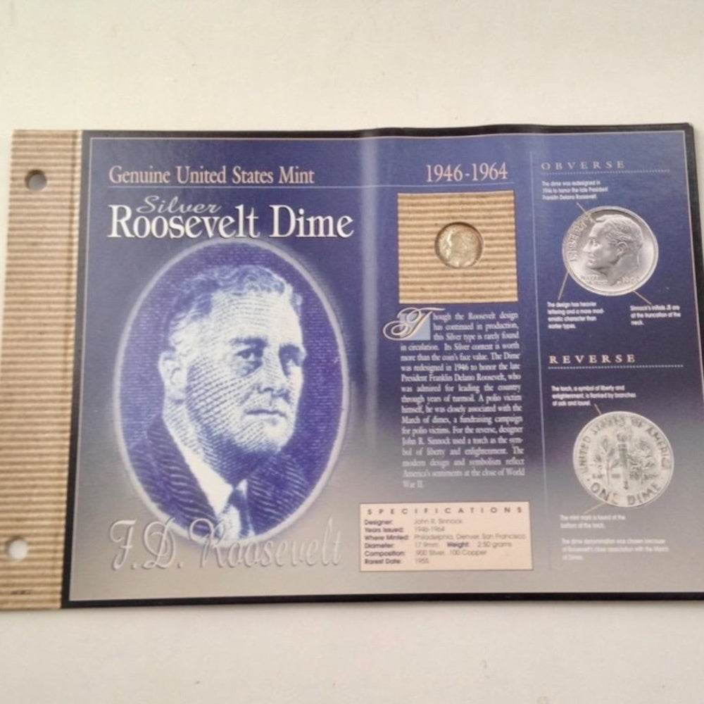 Genuine United States Mint: 1945-1964 BU Silver Roosevelt Dime