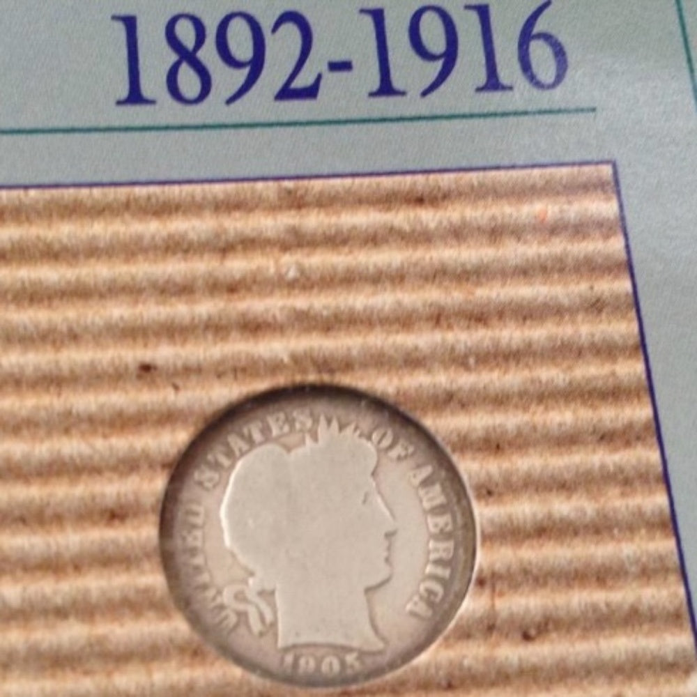 Genuine United States Mint: 1892-1916 Silver Barber Dime