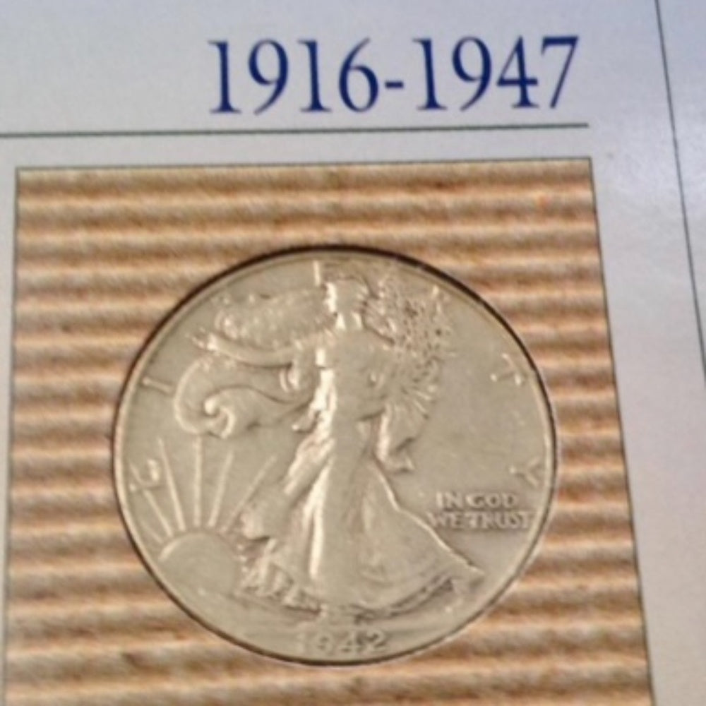 Genuine United States Mint - 1916-1947 Silver Walking Liberty Half Dollar