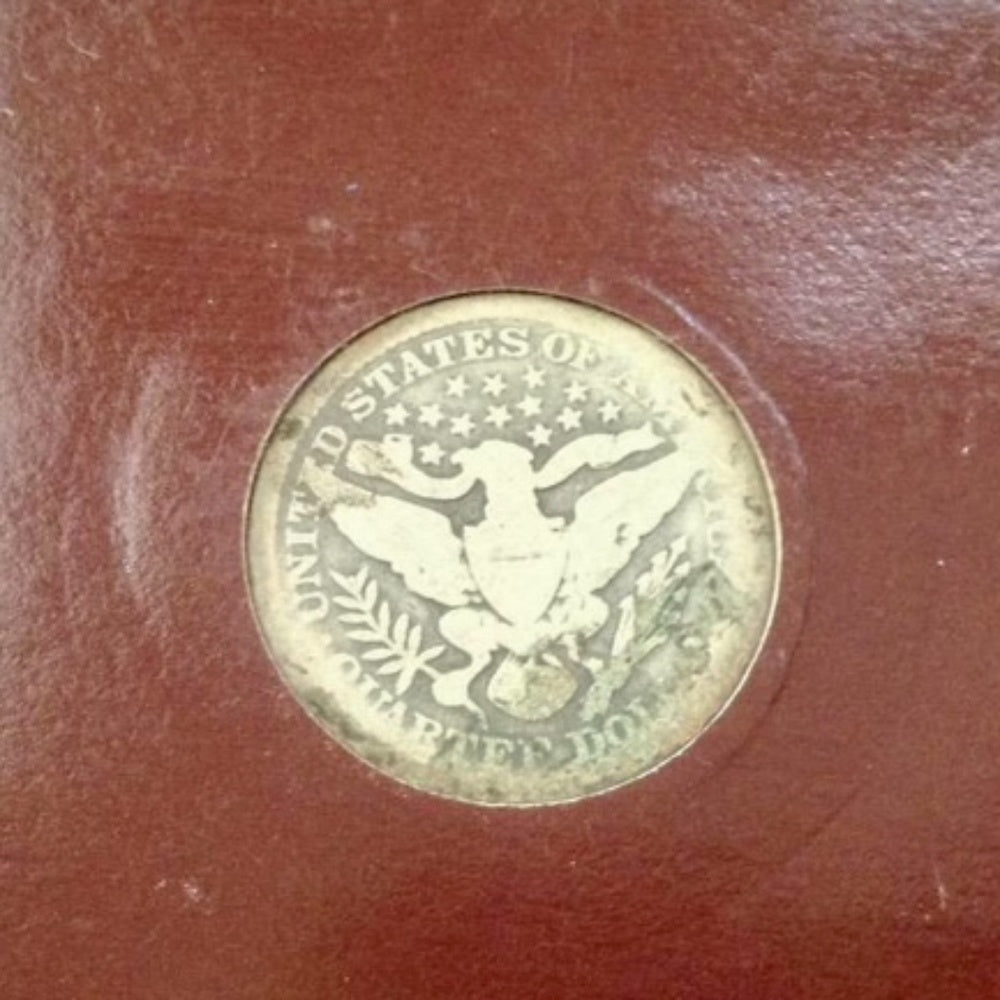 Genuine United States Mint 1892-1916 Silver Barber Quarter