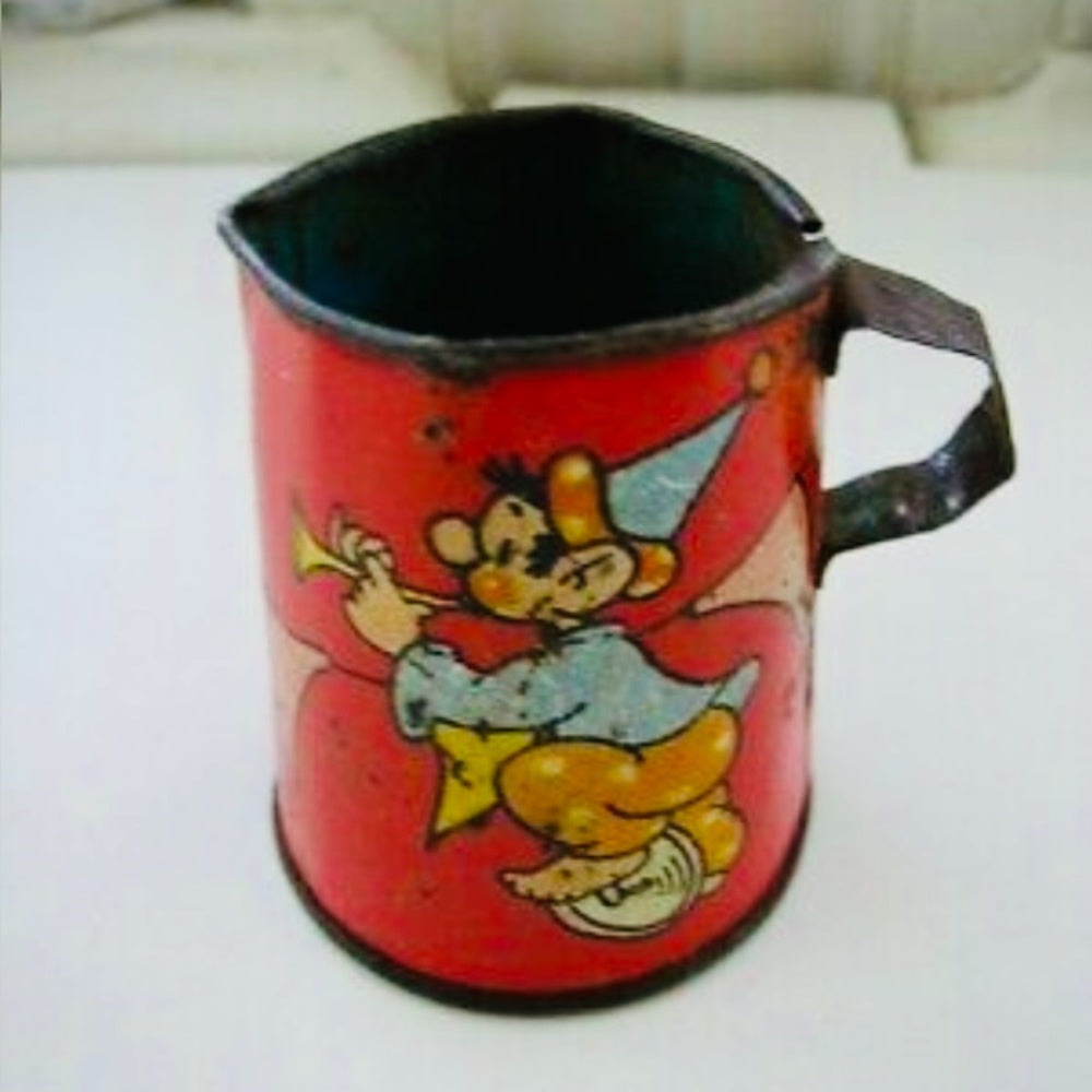 1948 Ohio Art #158, Circus 8-pc Child’s Tin Tea Set