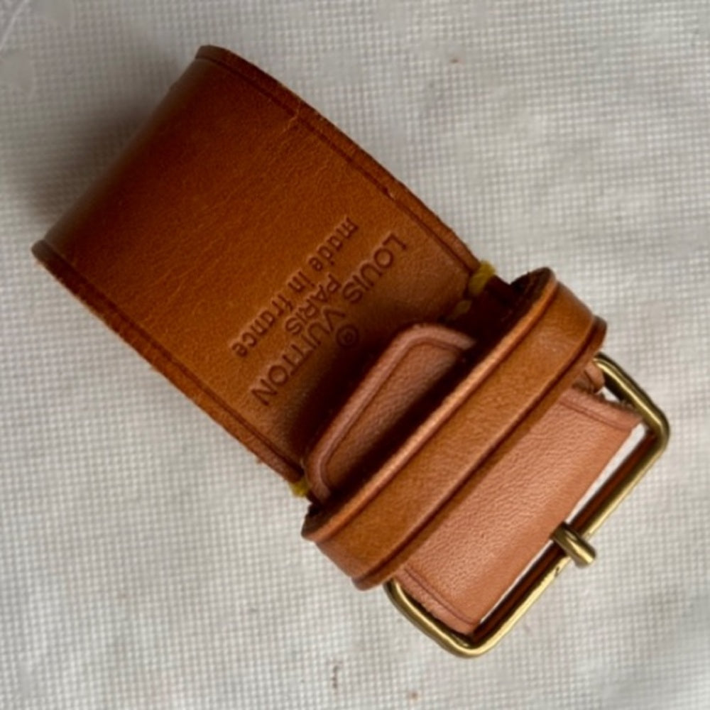Louis Vuitton Luggage Name Tag and Strap-Bracelet Set (S)