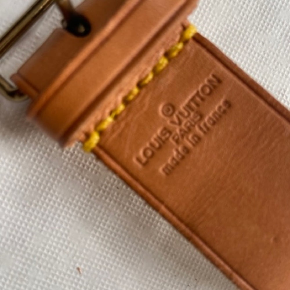 Louis Vuitton Luggage Name Tag and Strap-Bracelet Set (S)