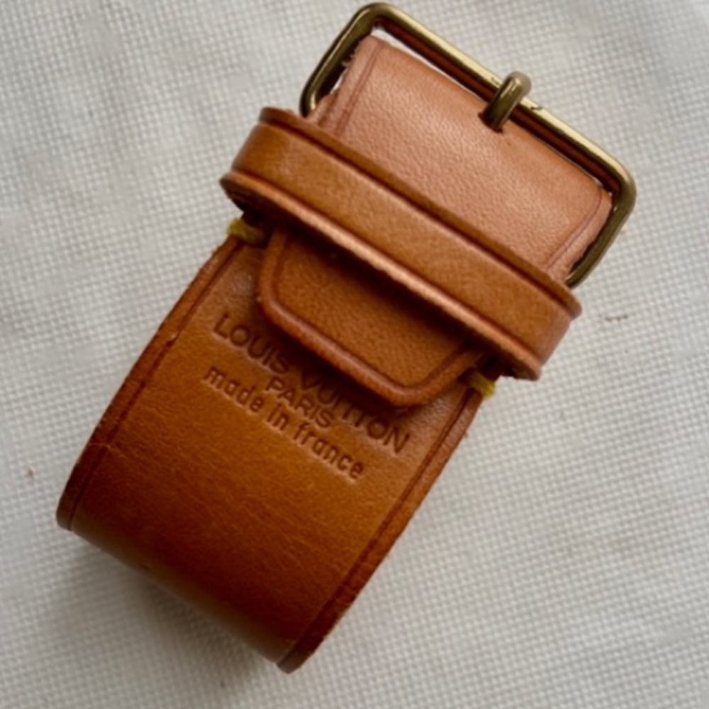 Louis Vuitton Luggage Name Tag and Strap-Bracelet Set (S)