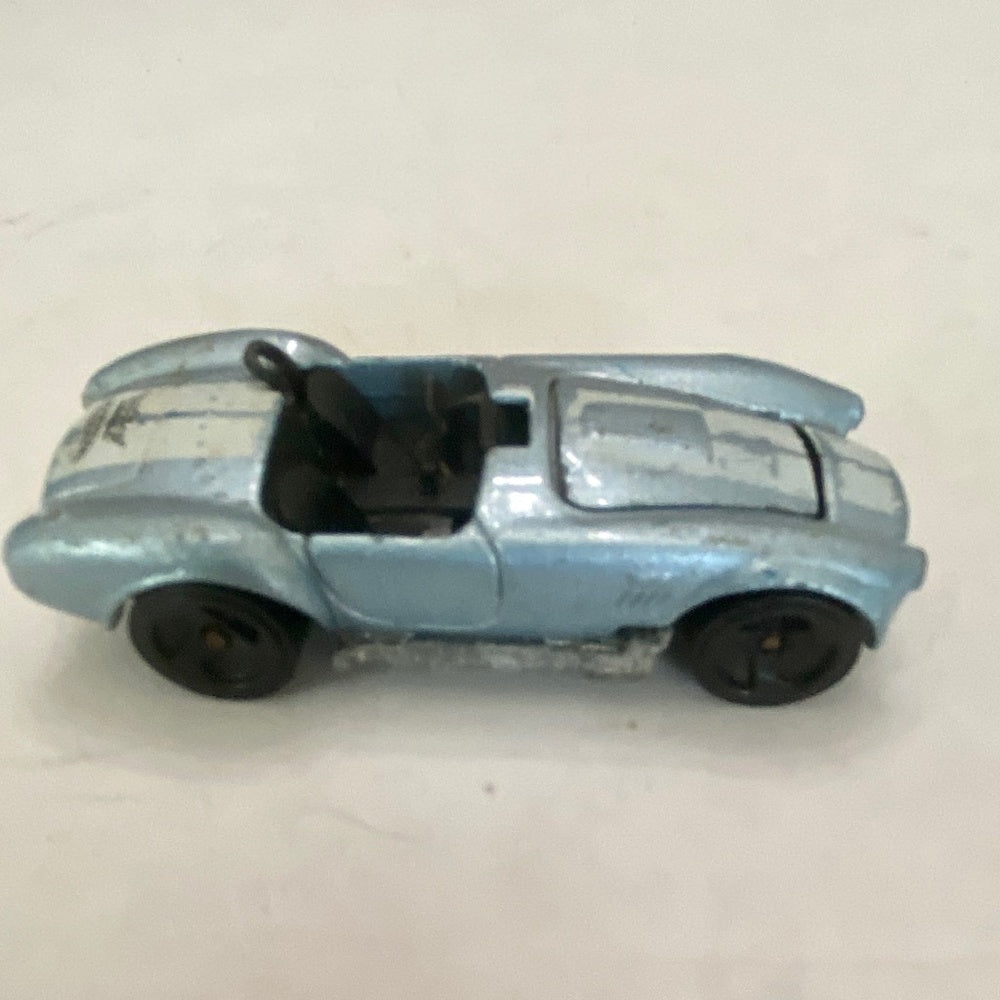 Vintage Hotwheels-Mattel Inc. 1983 Classic Cobra Blue and White stripes