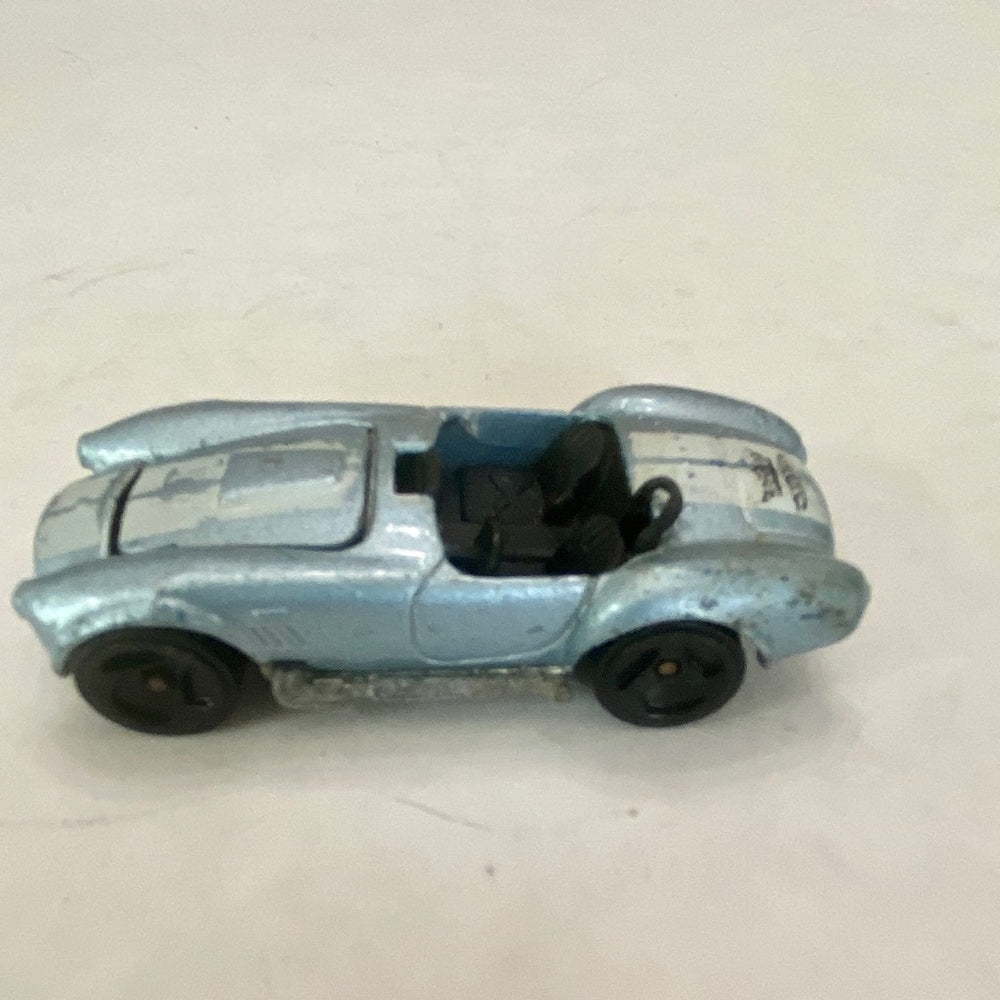 Vintage Hotwheels-Mattel Inc. 1983 Classic Cobra Blue and White stripes