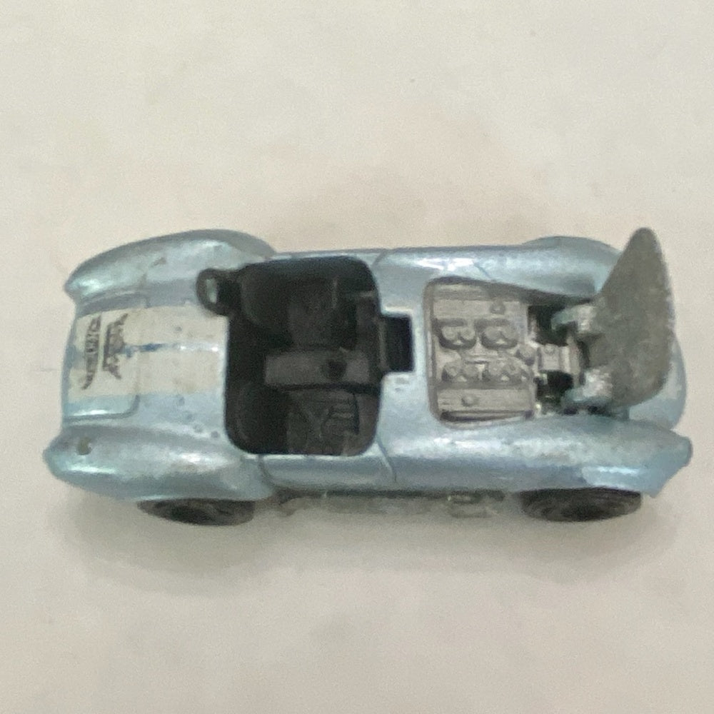 Vintage Hotwheels-Mattel Inc. 1983 Classic Cobra Blue and White stripes