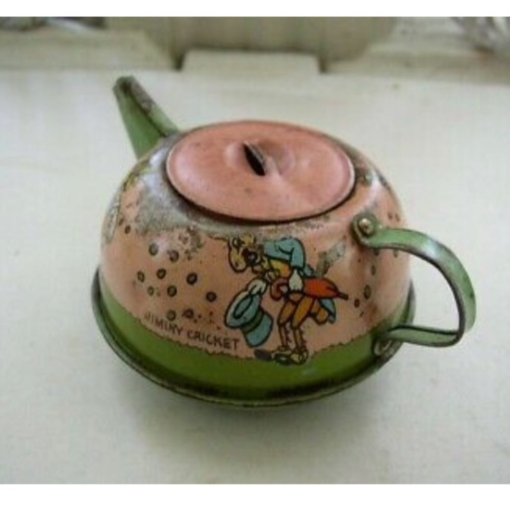 1939 Ohio Art Disney Pinocchio Child’s Tin Tea Set