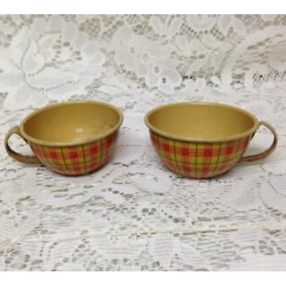 Vintage, Rare, J. Chein, 7pc Childs, Elephant Tin Tea Set