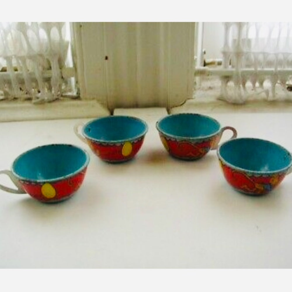 1948 Ohio Art #158, Circus Child’s Tin Tea Set