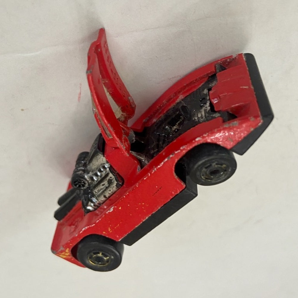 Vintage Hotwheels-Mattel Inc. 1980 Red Sports Car