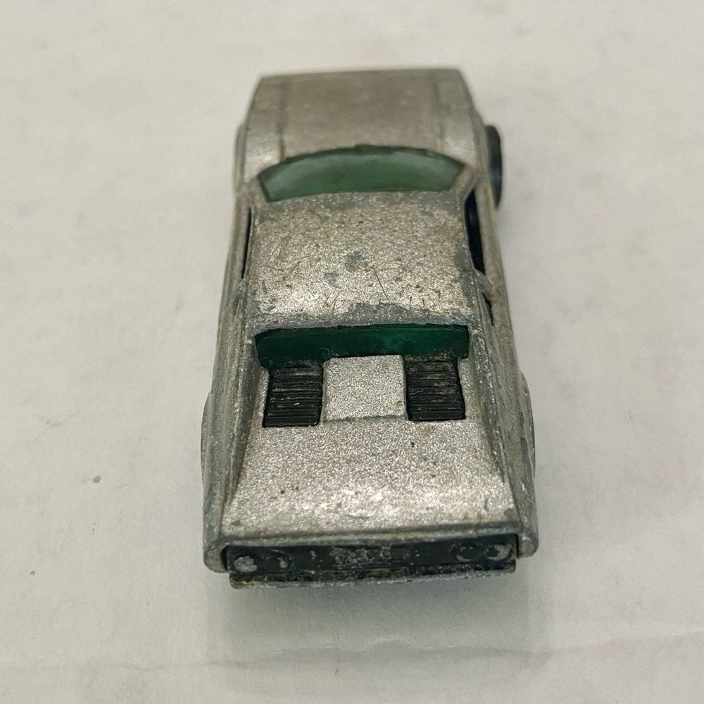 Vintage Hotwheels-Mattel Inc. 1982 Racebatt 308 Silver Sports Car