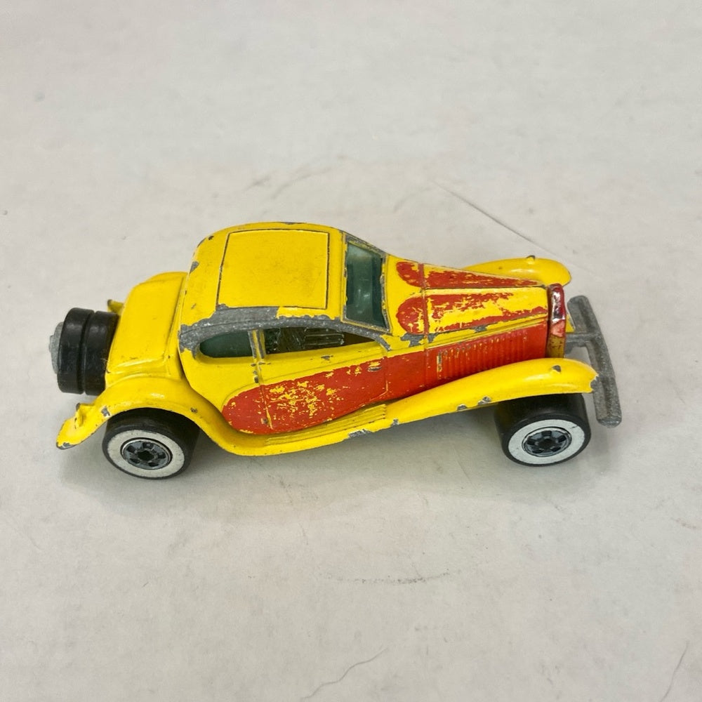 Vintage Hotwheels-Mattel Inc. 1982 Yellow old Car