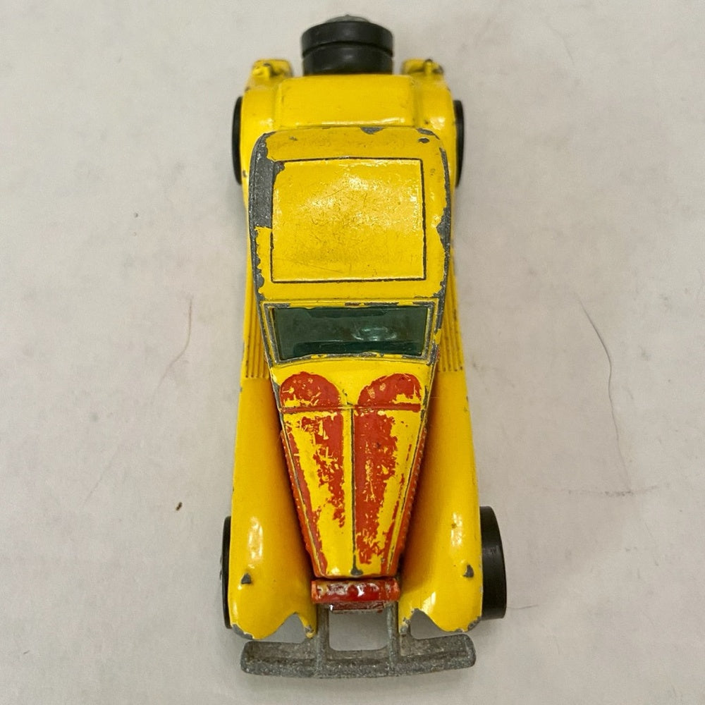 Vintage Hotwheels-Mattel Inc. 1982 Yellow old Car