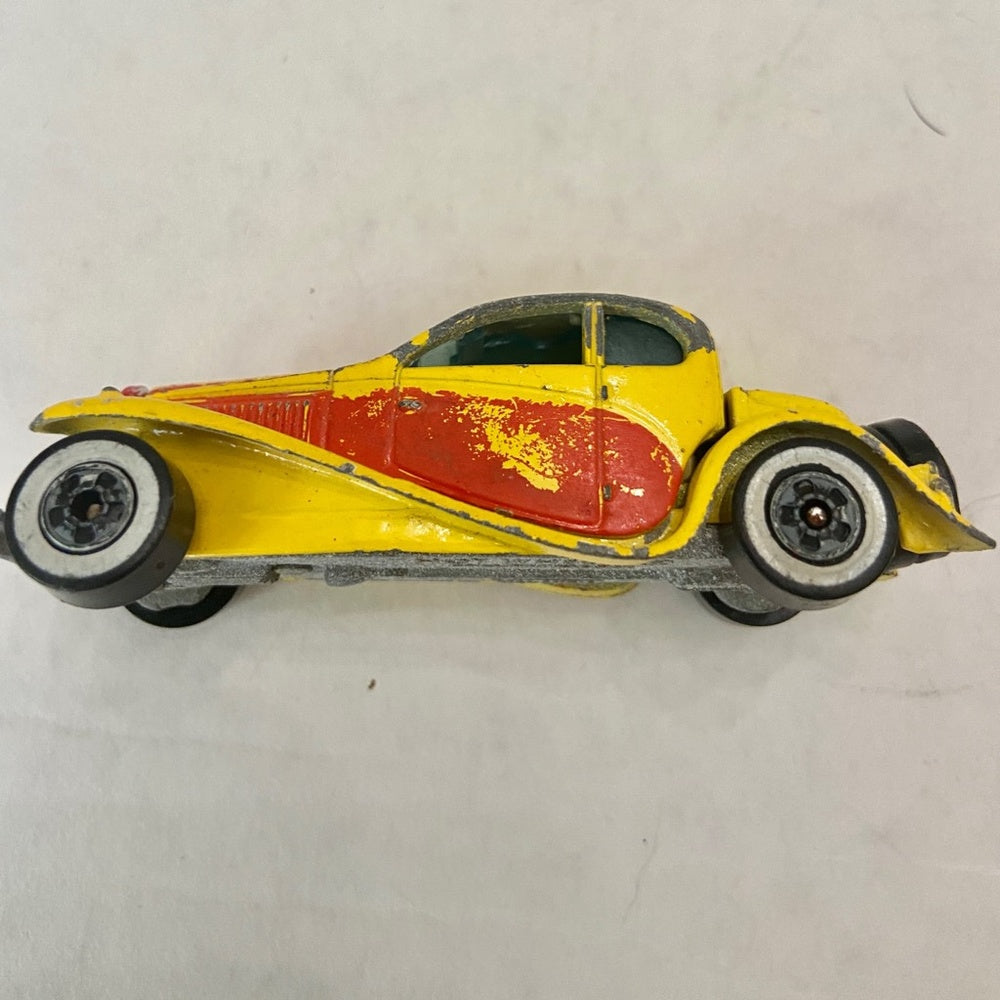 Vintage Hotwheels-Mattel Inc. 1982 Yellow old Car