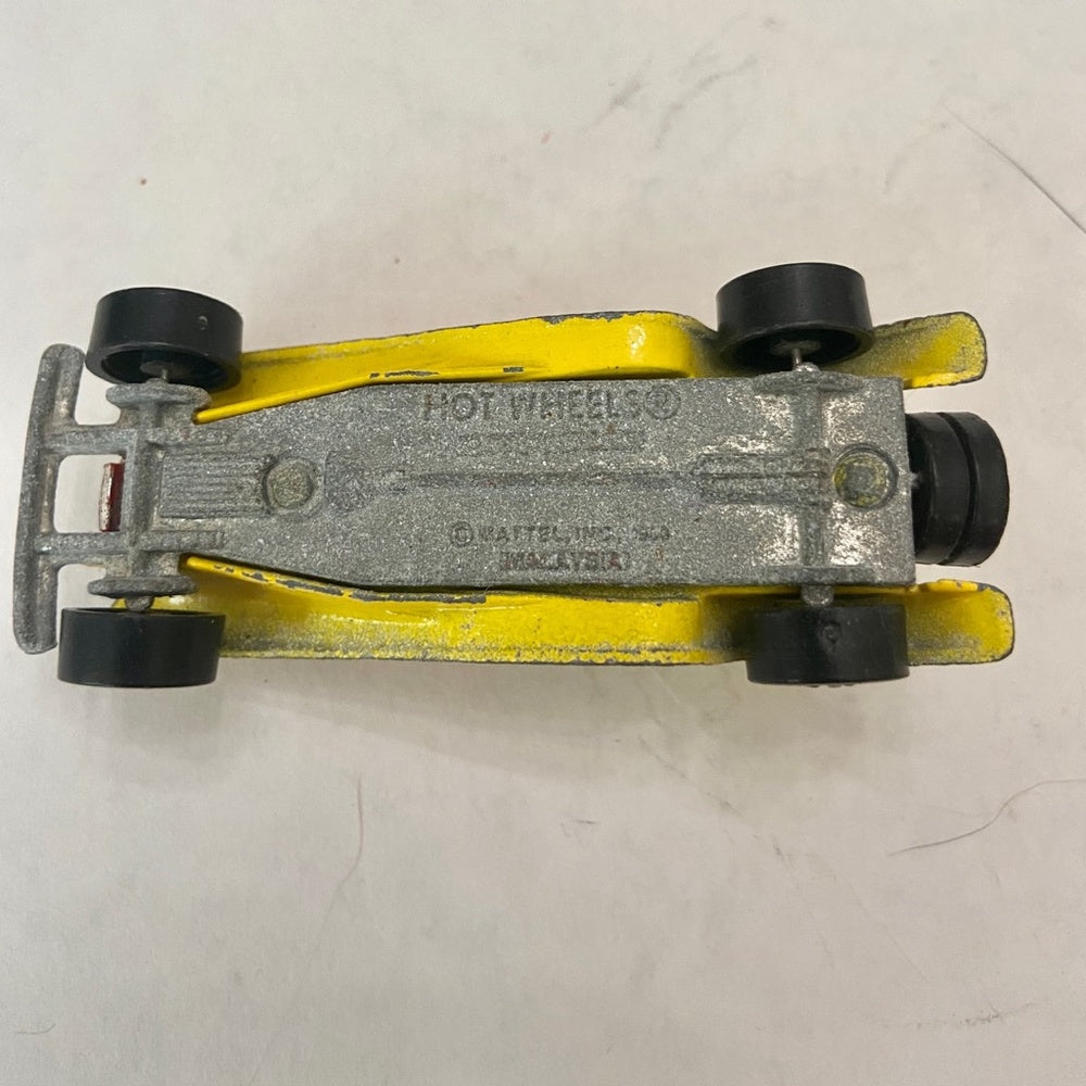 Vintage Hotwheels-Mattel Inc. 1982 Yellow old Car