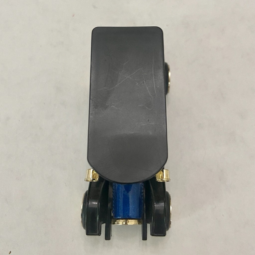 Highspeed blue car