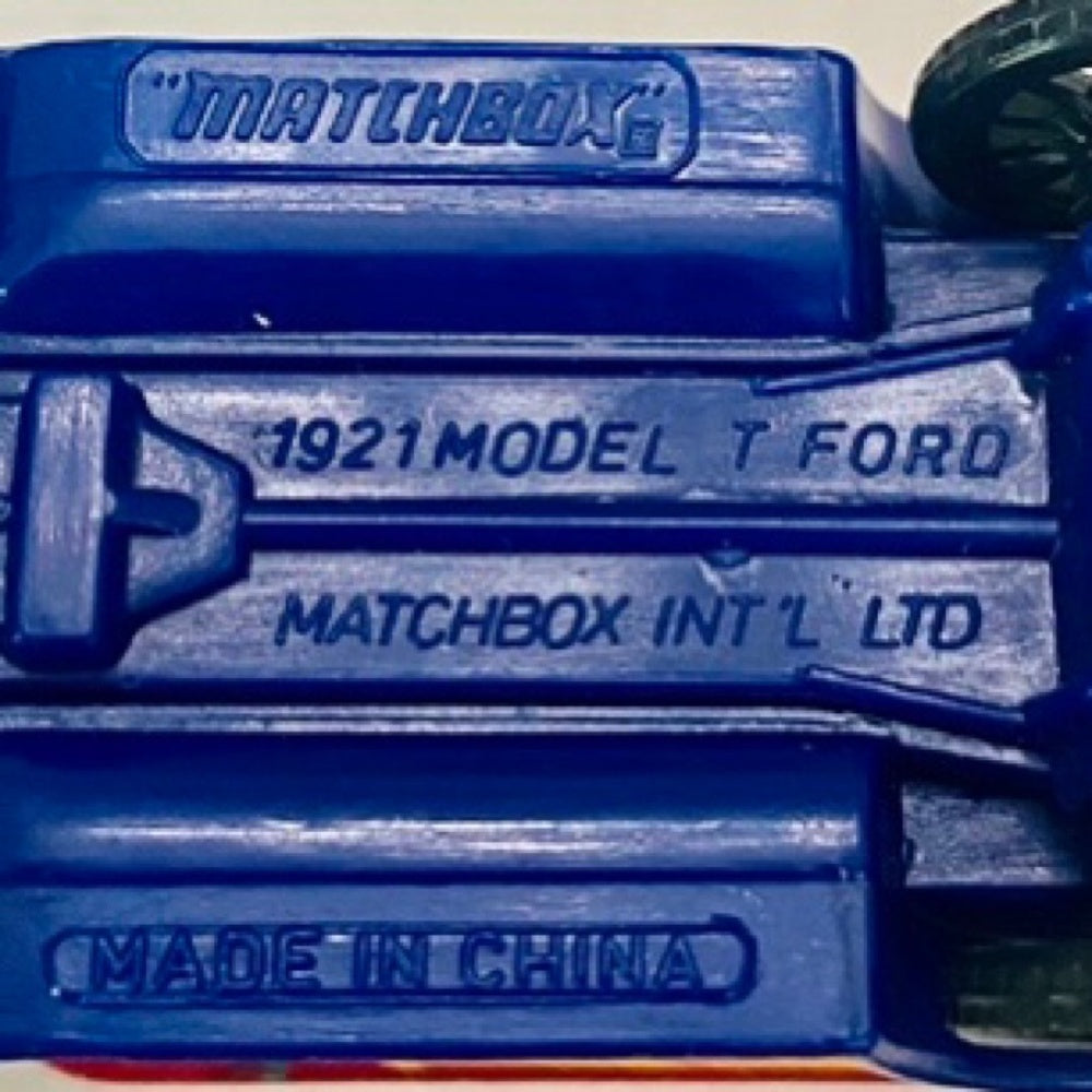 Matchbox 1989 Model T Ford Kelloggs (B0722)
