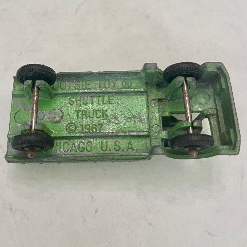 Tootsie Toy green dump truck