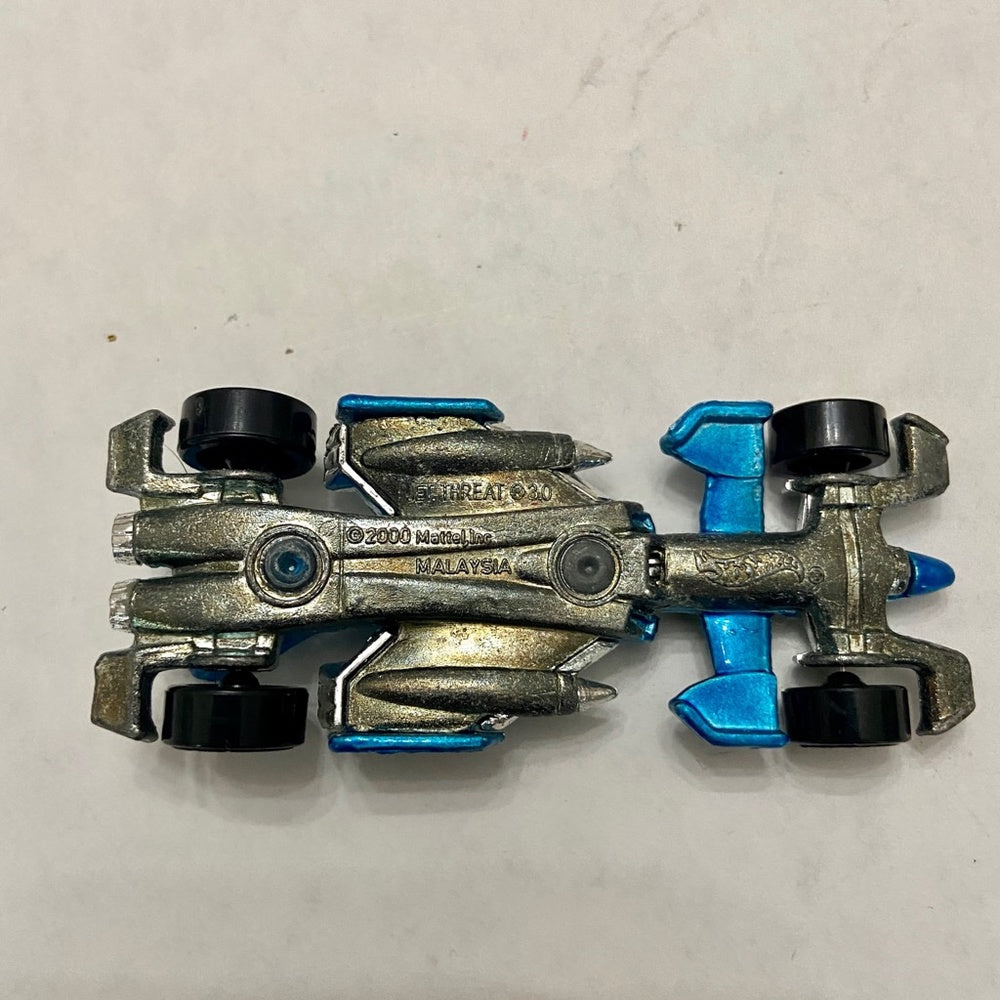 Vintage Hotwheels-Mattel Inc. 2000 Jet Threat (blue)