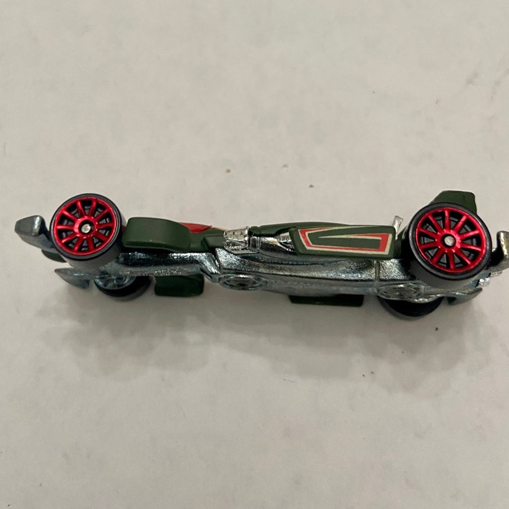 Vintage Hotwheels-Mattel Inc. 2000 Jet Threat (Dark Green)